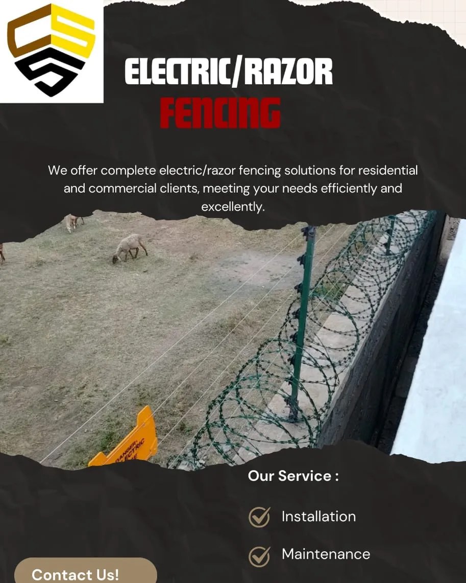 Electric and Razor Fencing - Centrik Security Systems